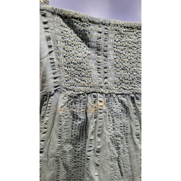 ASOS Textured Mini Dress in Light Green - Picture 8 of 10